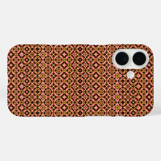 Abstracte Tegel Patroon iPhone / iPad case (Achterkant (horizontaal))