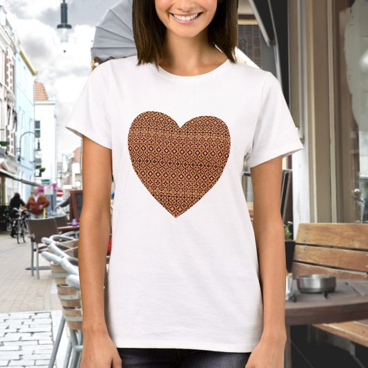 Abstracte Tegel Pattern T-Shirt
