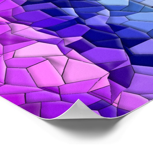 Abstracte tegel poster (Hoek)