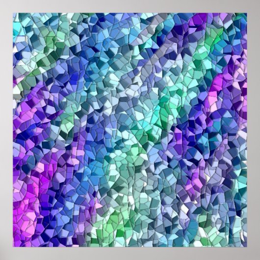 Abstracte tegel poster (Voorkant)