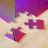 Abstracte tegelkunst legpuzzel (Zijkant)