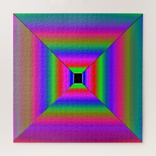 Abstracte tegelkunst legpuzzel (Horizontaal)