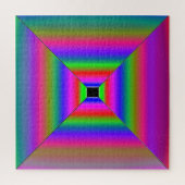 Abstracte tegelkunst legpuzzel (Verticaal)