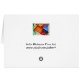 Abstracte tekaart (Achterkant Horizontaal)