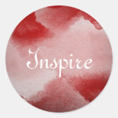 abstracte tekenachtergrond ronde sticker (Voorkant)