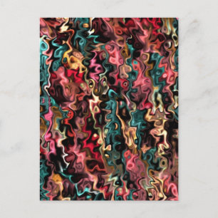 Abstracte tekengrote doelstellingen briefkaart