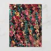 Abstracte tekengrote doelstellingen briefkaart (Voorkant)