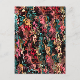 Abstracte tekengrote doelstellingen briefkaart