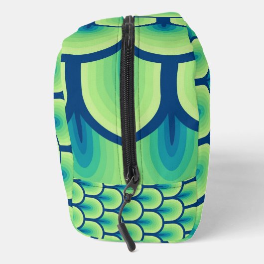 Abstracte tekening in aangepaste naam toilettasje (Rechts)