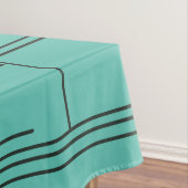 abstracte tekenlijnen uit de jaren 1940 tafelkleed (Voorbeeld)