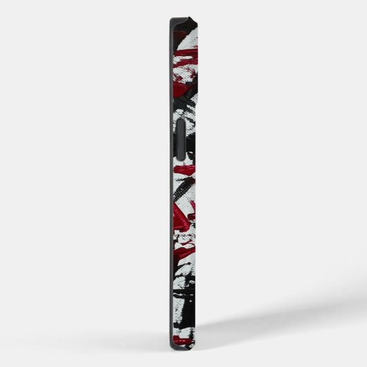 Abstracte tekens in zwart en rood Case-Mate iPhone case (Achterkant / Rechts)