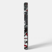 Abstracte tekens in zwart en rood Case-Mate iPhone case (Achterkant / Links)