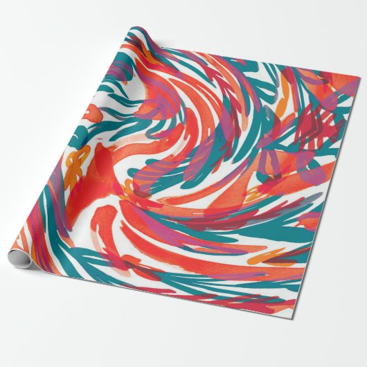 Abstracte tekenstructuur. Kunstbehang. Eenvoudig d Cadeaupapier (Uitgerold)