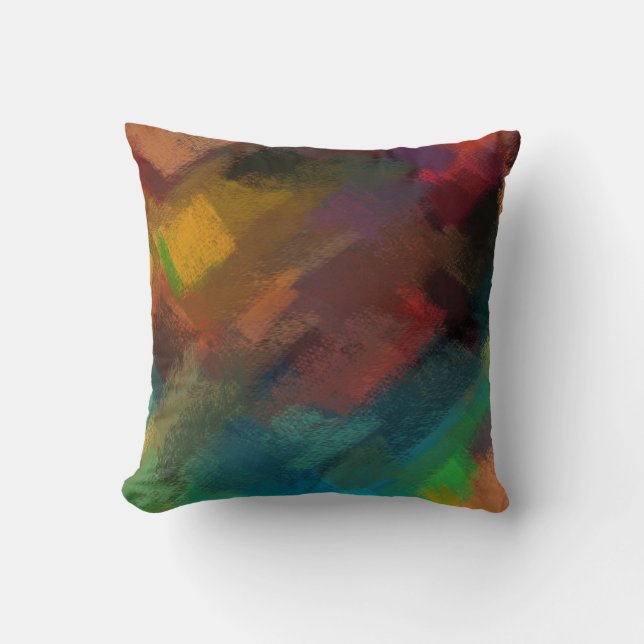 Abstracte tekenverf 10 kussen (Voorkant)