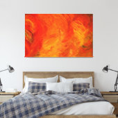 Abstracte tekenverf 8 canvas afdruk (Insitu (Slaapkamer))