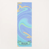Abstracte tekstbanner voor kleurrijke verf - Aange Yogamat (Voorkant)