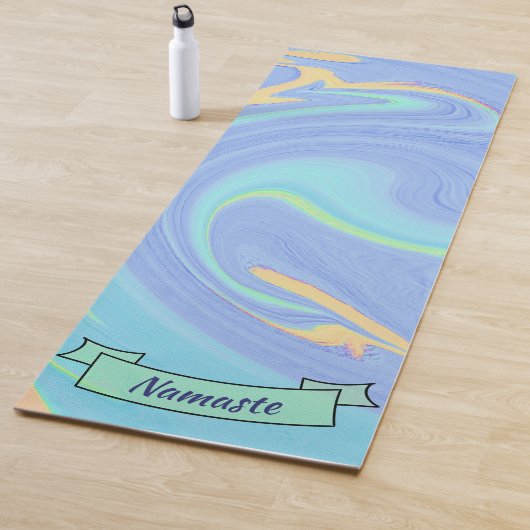 Abstracte tekstbanner voor kleurrijke verf - Aange Yogamat (In situ)