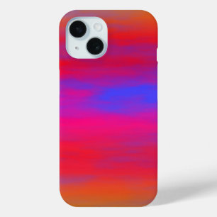 Abstracte telefoondraagtas voor ontwerp van afleve iPhone 15 case