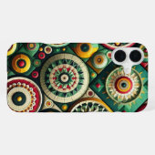 Abstracte telefoonhoes iPhone hoesje (Achterkant horizontaal)
