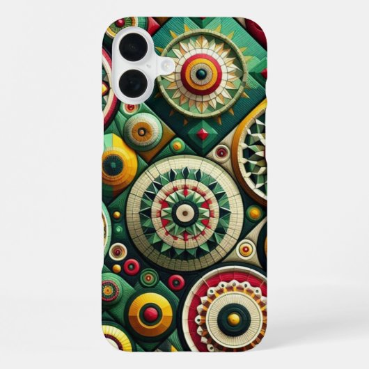 Abstracte telefoonhoes iPhone hoesje (Achterkant)