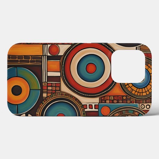 Abstracte telefoonkwestie Case-Mate iPhone case (Achterkant (horizontaal))