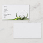 Abstracte Tendril Visitekaartje (Voorkant / Achterkant)