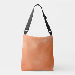 Abstracte terracotta Oranje gradiënt Crossbody Tas