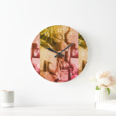 Abstracte Terracotta Shades Designer Grote klok (Huis)