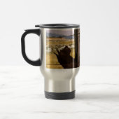 Abstracte Terriers Aluminium Travel Mug Reisbeker (Links)