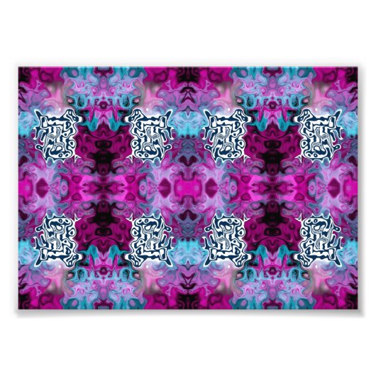 Abstracte terugbetaling foto afdruk (Voorkant)