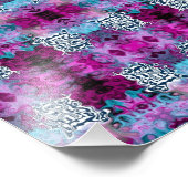 Abstracte terugbetaling foto afdruk (Hoek)