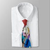 Abstracte textielstukken stropdas (Gebonden)