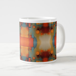 Abstracte Texturele Kunst: Natuur concept kunstkle Grote Koffiekop