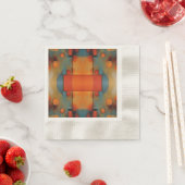 Abstracte Texturele Kunst: Natuur concept kunstkle Servet (Insitu)