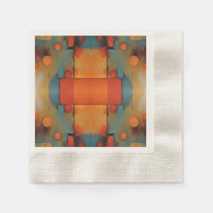 Abstracte Texturele Kunst: Natuur concept kunstkle Servet