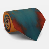 Abstracte Texturele Kunst: Natuur concept kunstkle Stropdas (Opgerold)