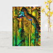 Abstracte texturen, kaart (Gele Bloem)