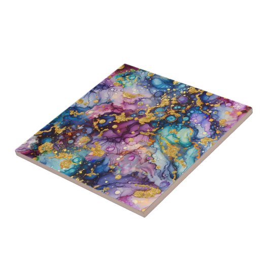 Abstracte texturen tegeltje (Zijkant)