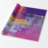 Abstracte textuur. 2d illustratie. Expressieve han Cadeaupapier (Uitgerold)