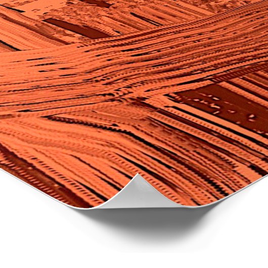 Abstracte textuur. 2d illustratie. Expressieve han Poster (Hoek)