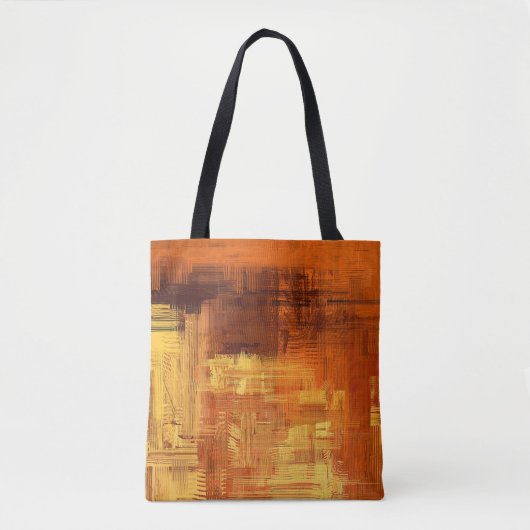 Abstracte textuur. 2d illustratie. Expressieve han Tote Bag (Voorkant)