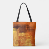 Abstracte textuur. 2d illustratie. Expressieve han Tote Bag (Achterkant)