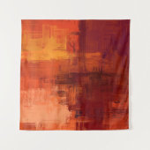 Abstracte textuur. 2d illustratie. Expressieve han Wandkleed (Voorkant (horizontaal))