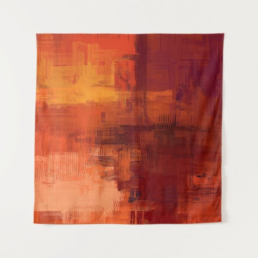 Abstracte textuur. 2d illustratie. Expressieve han Wandkleed (Voorkant (horizontaal))