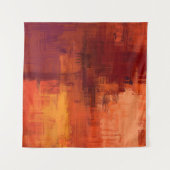 Abstracte textuur. 2d illustratie. Expressieve han Wandkleed (Voorkant)