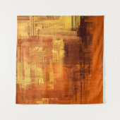 Abstracte textuur. 2d illustratie. Expressieve han Wandkleed (Voorkant (horizontaal))