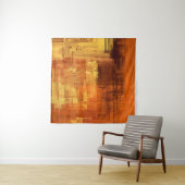 Abstracte textuur. 2d illustratie. Expressieve han Wandkleed (In Situ (horizontaal))