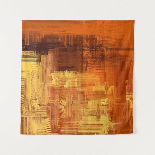 Abstracte textuur. 2d illustratie. Expressieve han Wandkleed (Voorkant)