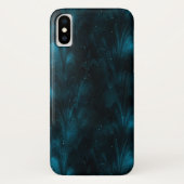 Abstracte textuur blauwe nevel Case-Mate iPhone case (Achterkant)