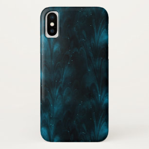 Abstracte textuur blauwe nevel Case-Mate iPhone case